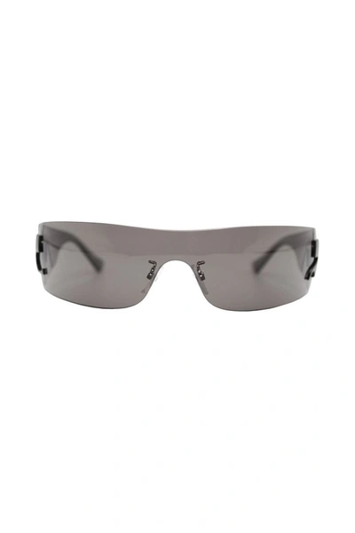 Shop Courrèges Vision Acetate Sunglasses Accessories In Black