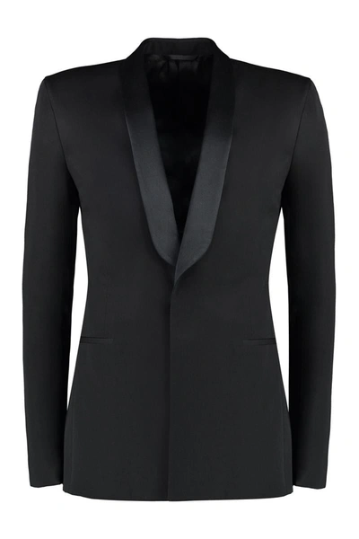 Shop Givenchy Single-breasted One Button Jacket In Black