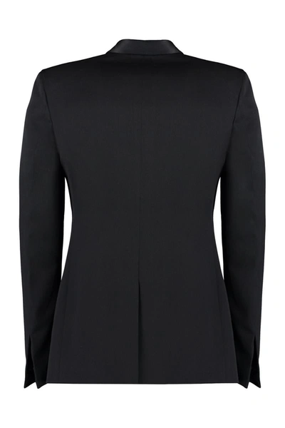 Shop Givenchy Single-breasted One Button Jacket In Black
