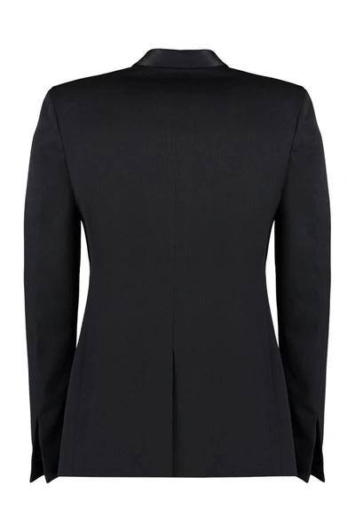 Givenchy Single-breasted One Button Jacket In Black