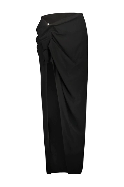 Shop Rick Owens Edfu Skirt Clothing In Black