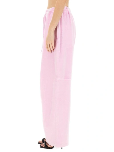 Shop Alexander Wang T T By Alexander Wang Jogging Pants In Pink