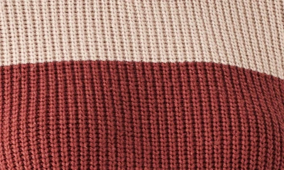 Faherty Cozy Cotton Crew Sweater In Autumn Colorblock