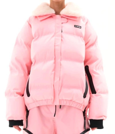 Shop P.e Nation Women's Saroma Snow Jacket In Pastel Pink