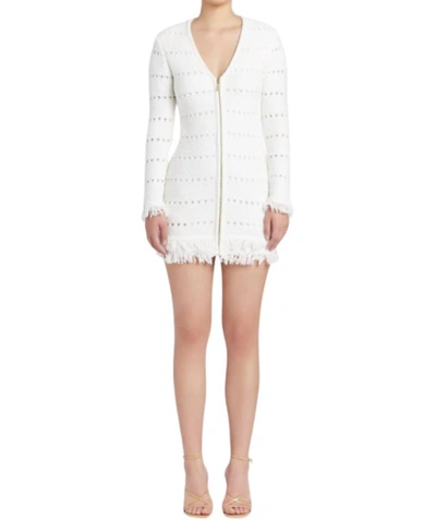 Shop Amanda Uprichard Murphy Knit Dress In White
