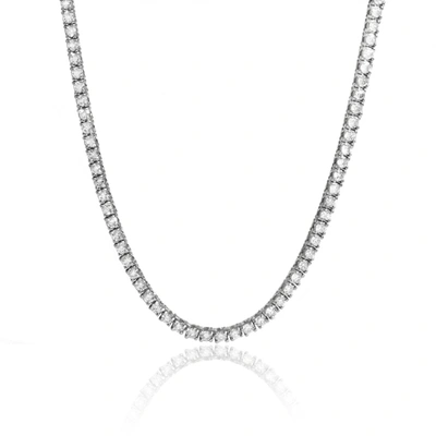 Diana M. Fine Jewelry 14k 5.00 Ct. Tw. Diamond Tennis Necklace In White