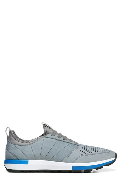 Shop Vionic Trent Sneaker In Grey Leather