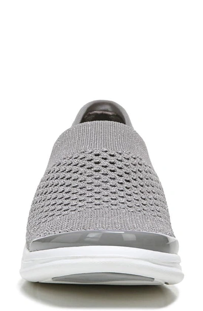 Shop Bzees Charlie Knit Slip-on Shoe In Grey Shadow