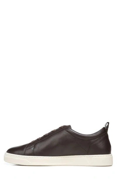 Shop Vionic Lucas Sneaker In Chocolate Leather