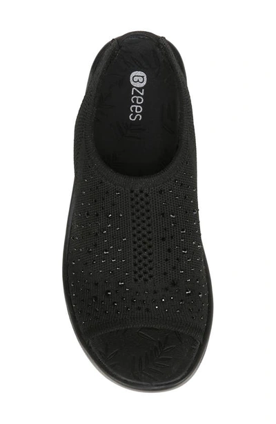 Shop Bzees Sicily Bright Platform Slingback Sandal In Black