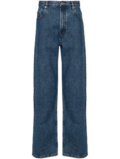 Shop Apc A.p.c. Relaxed Fit Denim Jeans In Blue