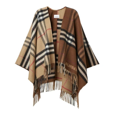 Shop Burberry Capes In Brown