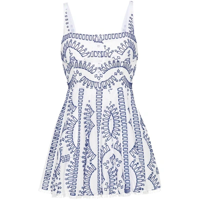 Shop Charo Ruiz Dresses In White/blue