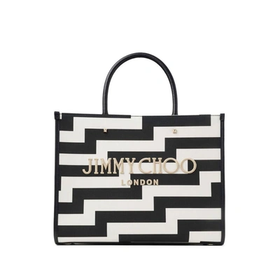 Shop Jimmy Choo Bags In White/black