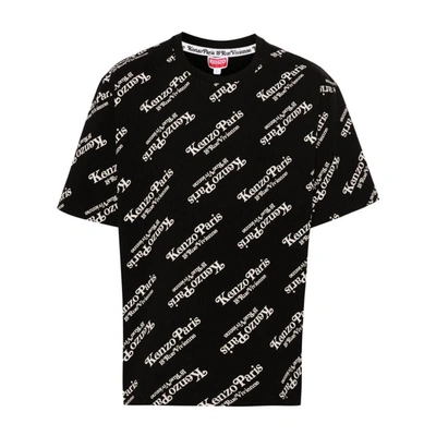 Shop Kenzo T-shirts In Black/neutrals