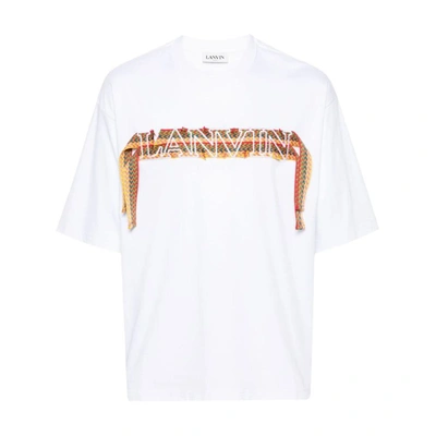Shop Lanvin T-shirts In White