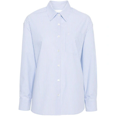 Shop Low Classic Shirts In Blue/white