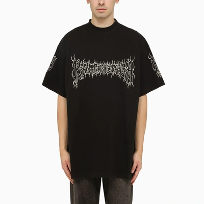 Shop Balenciaga | Black Oversize Darkwave T-shirt