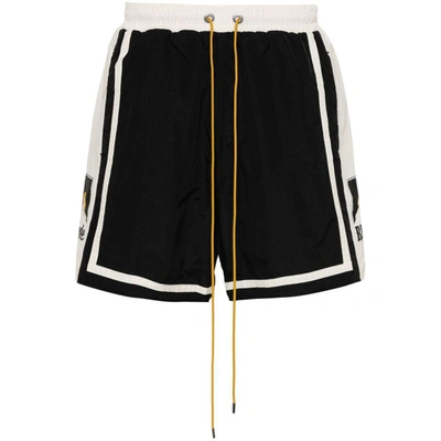 Shop Rhude Shorts In Black