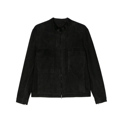 Shop Santoro Outerwears In Black
