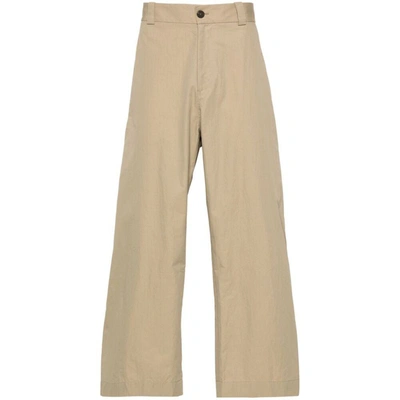 Shop Studio Nicholson Pants In Neutrals