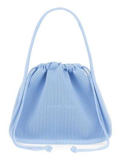 Shop Alexander Wang Rayan Bag Small In Baby Blue