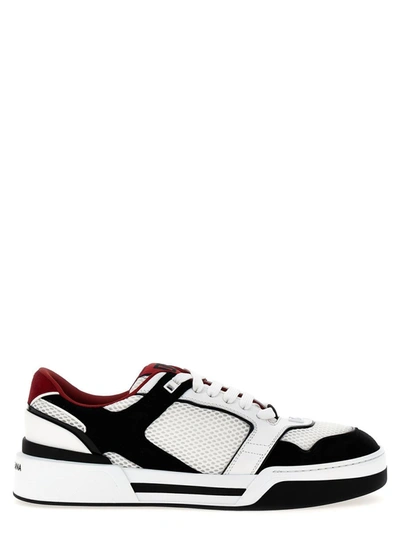 Shop Dolce & Gabbana Low Sneakers In White/black