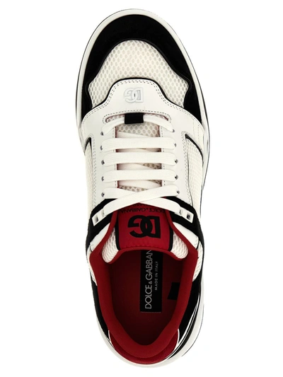 Shop Dolce & Gabbana Low Sneakers In White/black