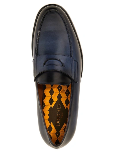 Shop Doucal's '50 Years Anniversary' Loafers In Blue