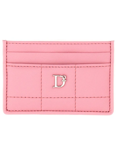 Shop Dsquared2 Card Holder With Logo In Pink
