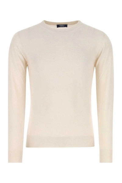 Shop Fedeli Knitwear In White