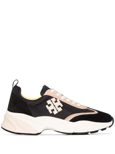 Shop Tory Burch Good Luck Trainer In Black