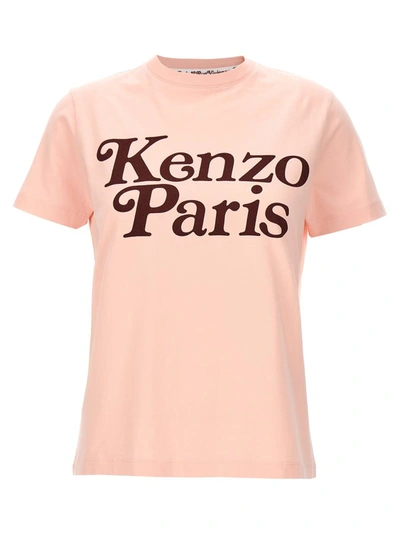 Shop Kenzo Logo T-shirt In Pink