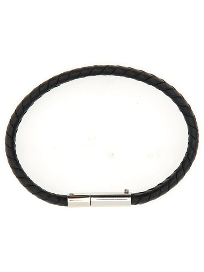 Shop Paul Smith Logo Bracelet In Black