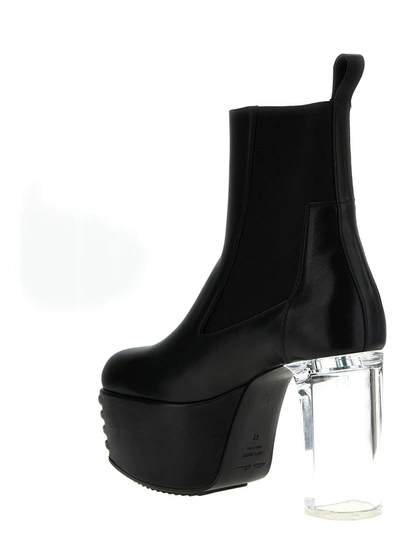 Shop Rick Owens 'minimal Grill Platforms' Ankle Boots In Black