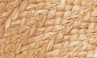 Chocolat Blu Gali Espadrille Platform Sandal In Toast Raffia