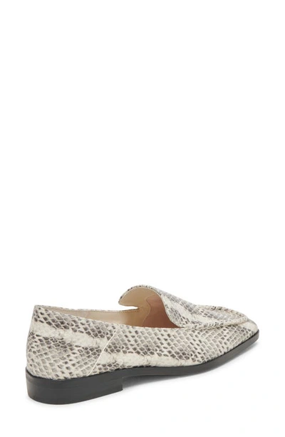 Shop Dolce Vita Beny Loafer In Grey/ White Embossed Leather