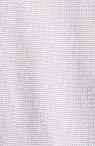 Shop Emporio Armani Micro Pattern Polo In Lilac