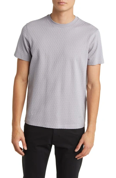 Shop Emporio Armani Honeycomb Textured T-shirt In Lilac