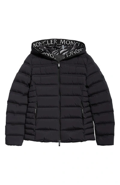 Moncler Black Alete Down Jacket In Black