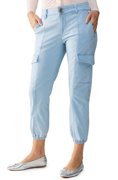 Sanctuary Rebel Ankle Cargo Pants In Ultra Pale