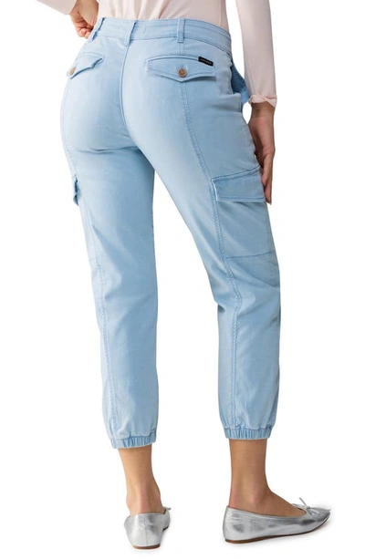 Sanctuary Rebel Ankle Cargo Pants In Ultra Pale