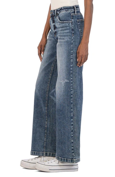 Shop Kut From The Kloth High Waist Wide Leg Jeans In Punctual