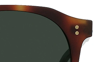 Shop Raen Remmy 52mm Polarized Round Sunglasses In Split Finish Moab/ Green Polar