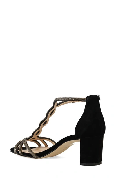 Shop Pelle Moda Vae T-strap Sandal In Black