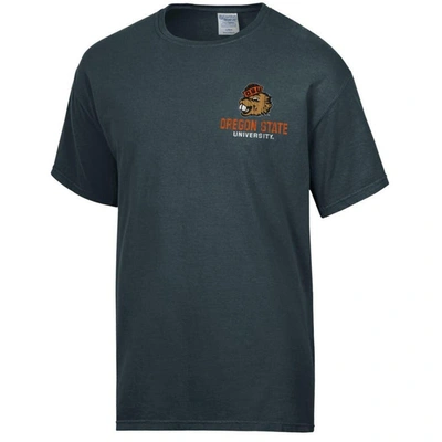 Shop Comfort Wash Charcoal Oregon State Beavers Vintage Logo T-shirt