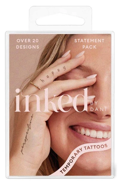 Shop Inked By Dani Statement Temporary Tattoos In Black