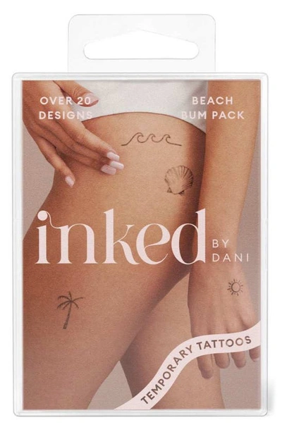 Shop Inked By Dani Beach Bum Temporary Tattoos In Multi