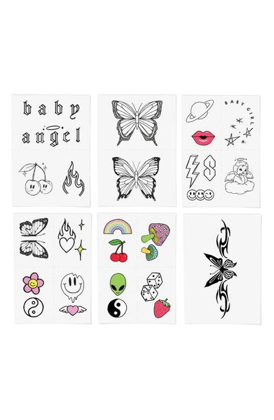 Shop Inked By Dani Y2k Nostalgia Temporary Tattoos In Multi