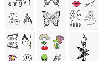 Shop Inked By Dani Y2k Nostalgia Temporary Tattoos In Multi